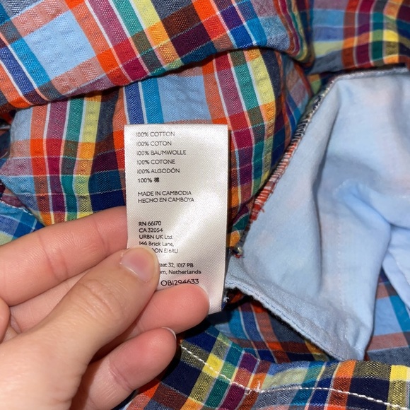 urban outfitters // zooey workwear multicolor romper nwot - Picture 10 of 13